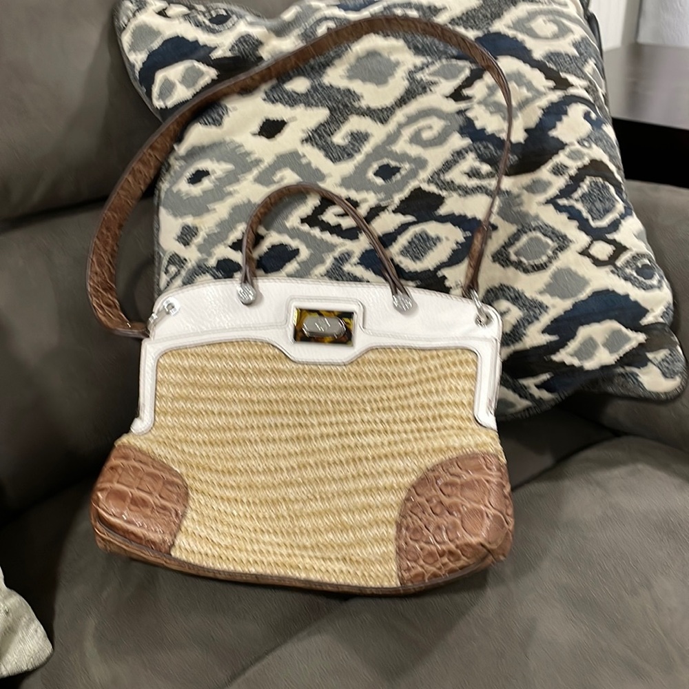 Dana Buchman woven multi color purse